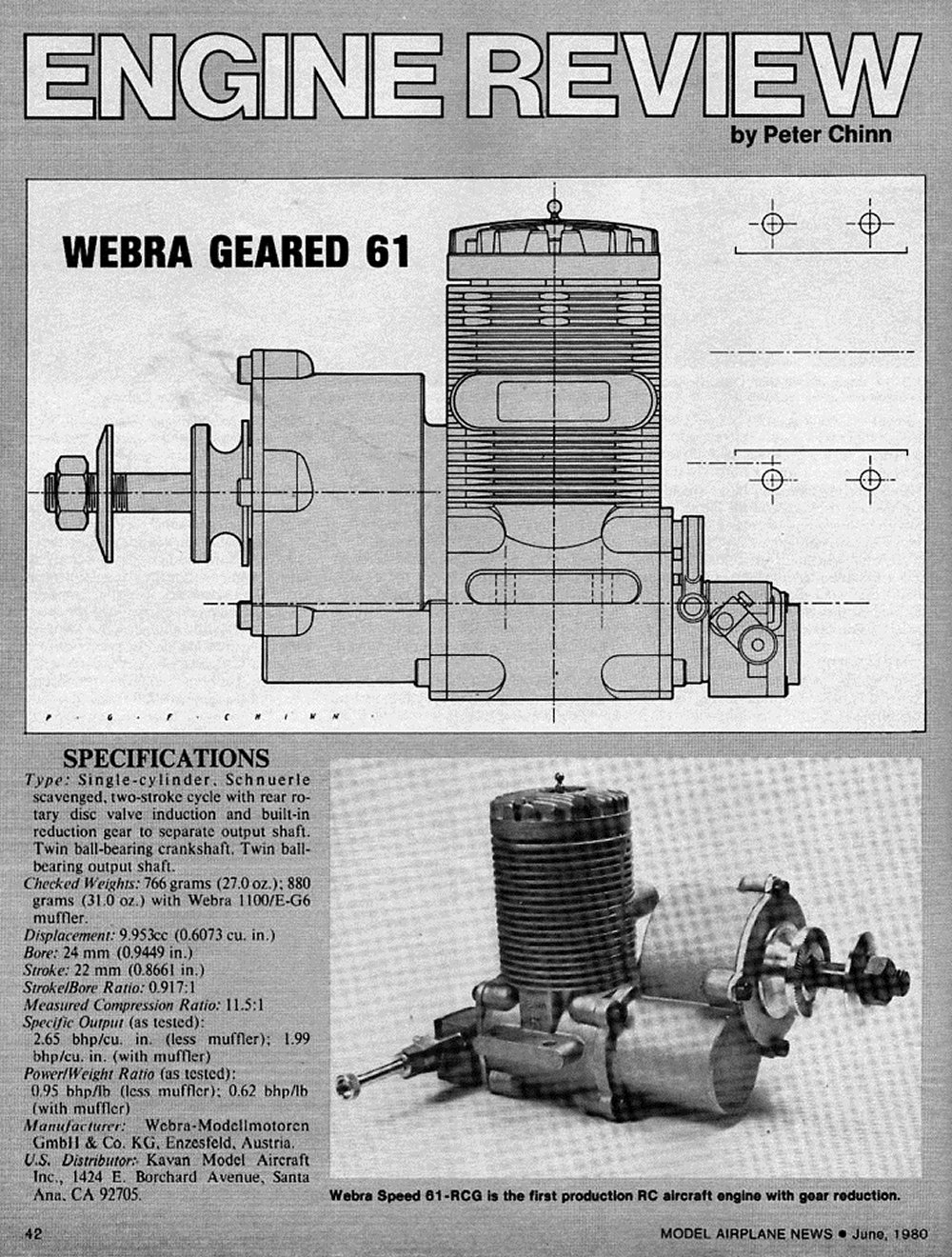 Webra Geared 61